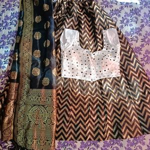 Lehenga, Choli And Dupatta Set