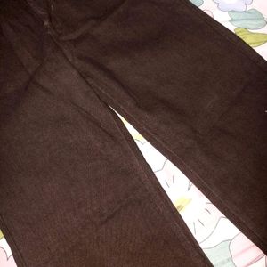 Brown Straight Fit Jean