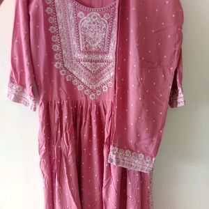 Pink Kurti Set 💓