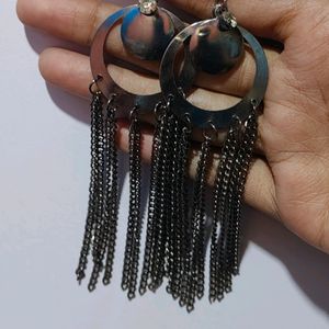 Silver Earrings (Jhumkas)