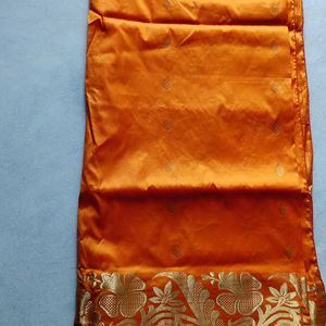 Art Silk Orange 🧡 Saree