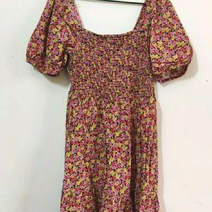 Beautiful Floral Dress From Zudio