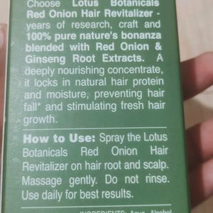 Lotus Red Onion Hair Revitalizer