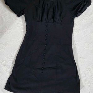 Gothic Black Lace Dress