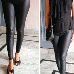 Leather Legging Black