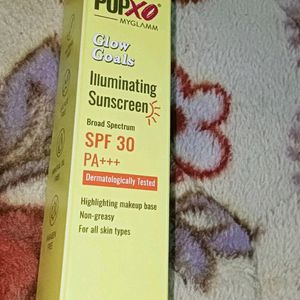 MyGlamm PoPxo Glow Goals Illuminating Sunscreen SPF 30