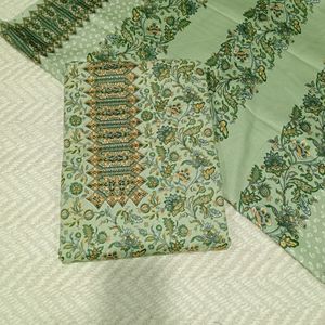 Jaipuri Printed Pashmina Suit