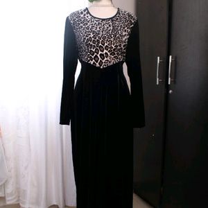 Korean Velvet Dress