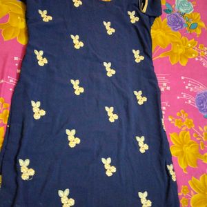 Blue Sharara Suit With Net Duppata