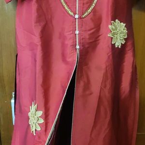 Sherwani Style Kurta Front Open