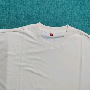 Premium Terry Oversize Off White T-shirt