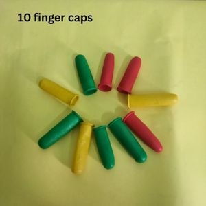 3 Vetiver Bath Scrabber & 10 Kitchen Finger Caps