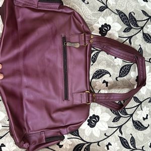 Purple Studed Handbag