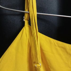 Urbanic Yellow Pocket Maxi Dress