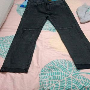 Charcoal black jeans with waist 30-32