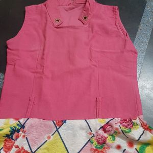 Women's One Peice Rose Pink Colour