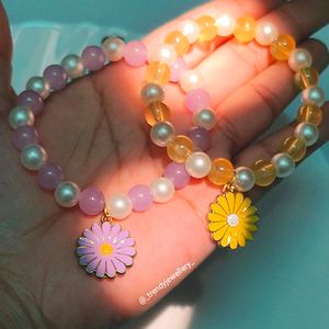 Pearl Daisy Bracelets Combo