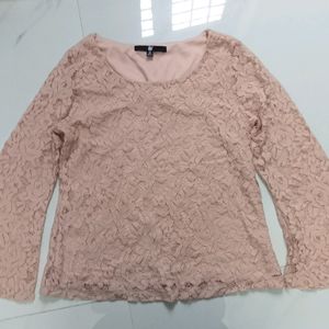 Fig Lace Top