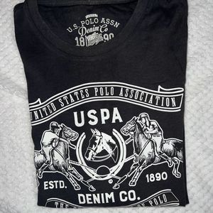 Men USPA Full Sleeves Round Neck Tshirt