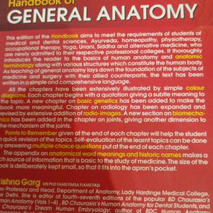 BD Chaurasia Handbook Of General Anatomy