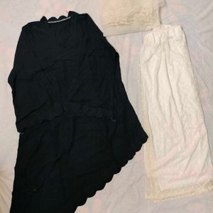 Kurti Plazzo Dupatta Set