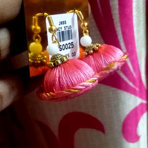 Handmade Silk thread Earring