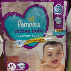 Pampers Premium taped diapers