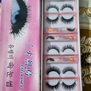 Fake Eyelashes Set OF 5