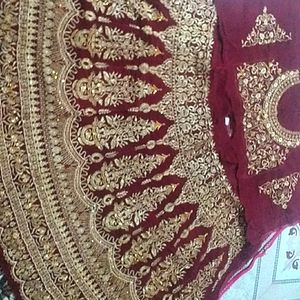 😍New Wedding Maroon Lehenga