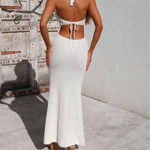 Halter Neck Crochet Dress🌸