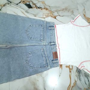 ZARA Jeans + H&M top