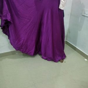 Long Flared Party Wear Gown