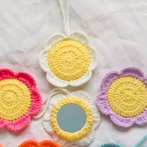 Crochet Mirror Keychain (any One)