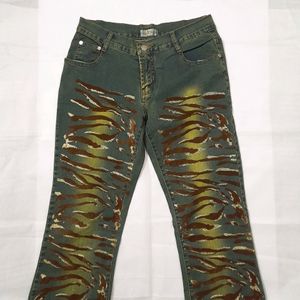 Vintage Tiger Print Sparkle Pants