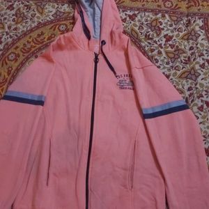 Peach Pink Track Jacket