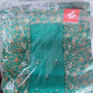 Sea Green Dress Material