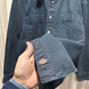 Dickies Black Denim Cotton Shirt