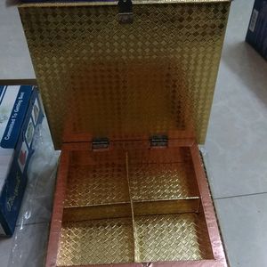 Designer Box With 4 Compartment