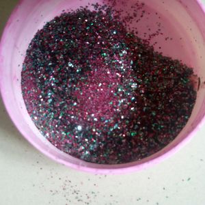 Green And Red Glitter Mix