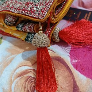 Mustered Yellow Festive Saree 🥻