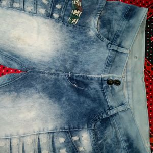 Ankle Length With 2 Button Jeans