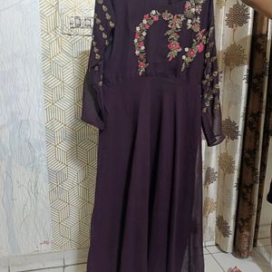 A Line Kurti Cum Long Dress