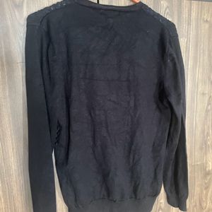 Beautiful Black  Wool Sweater For Female