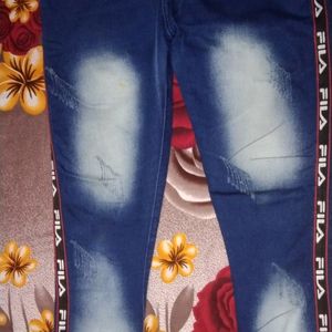 Men Blue Shaded Jeans