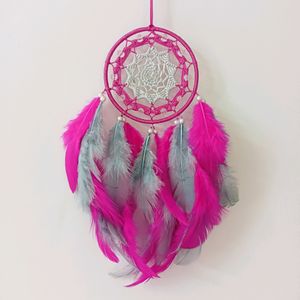 Pink And Grey Dreamcatcher