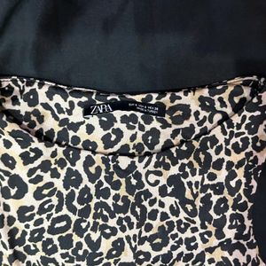 Zara leopard bodysuit