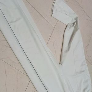 White Track Pant