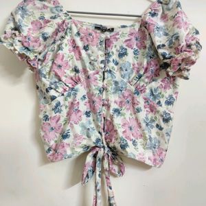 Floral Crop Top