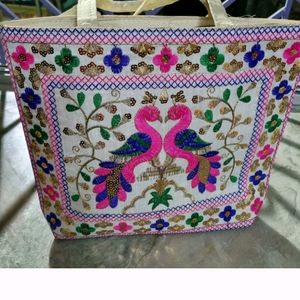 17. Embroidered Tote Bag