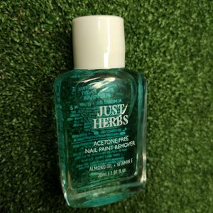 Just Herbs Acetone and Free Nail Paint Remover